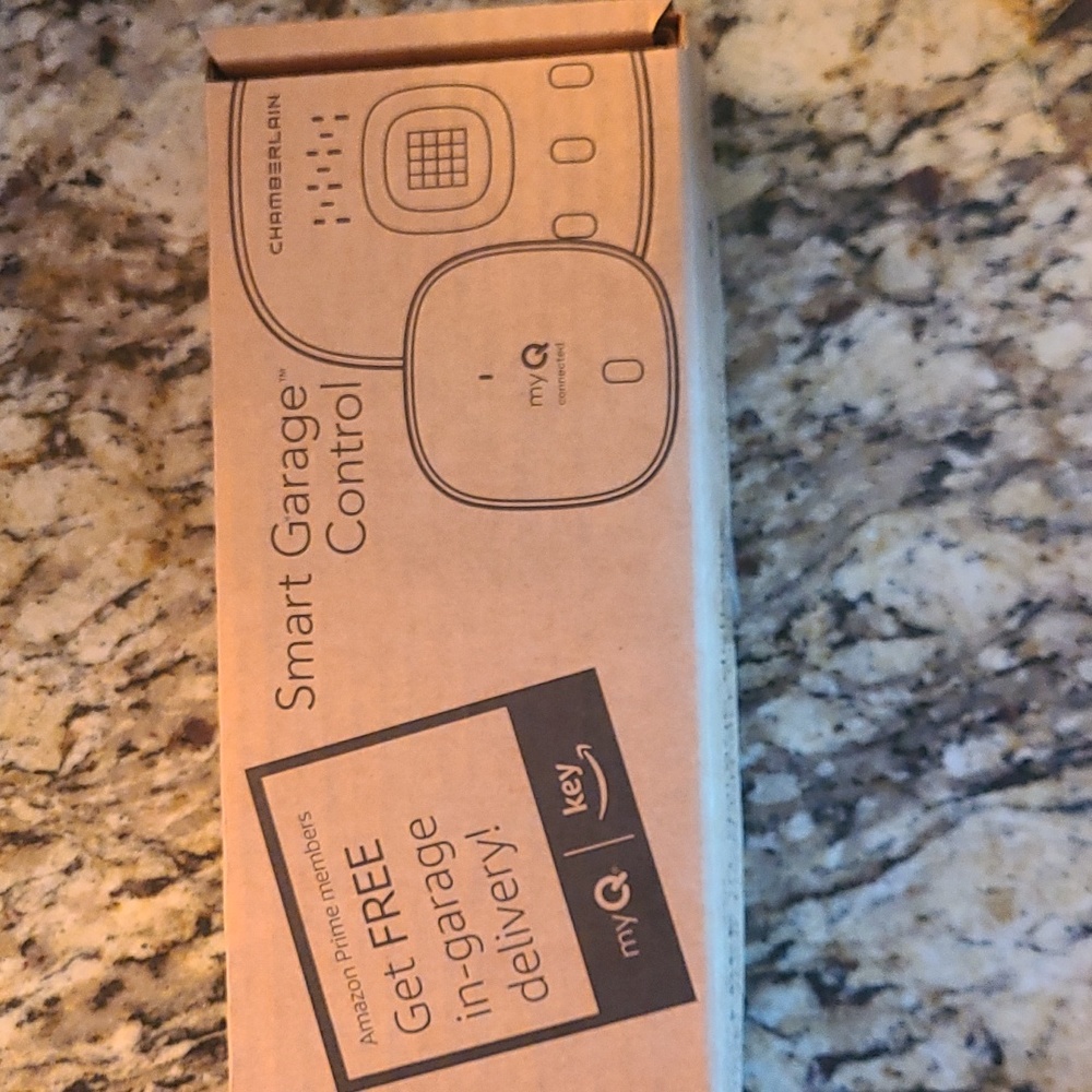 Has never been used new inbox Chamberlain smart garage control myQ